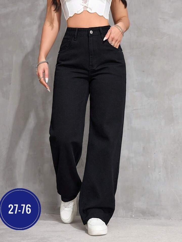 джинсы женские,джинсы широкие женские,джинсы широкие палаццо,джинсы широкие черные,джинсы широкие