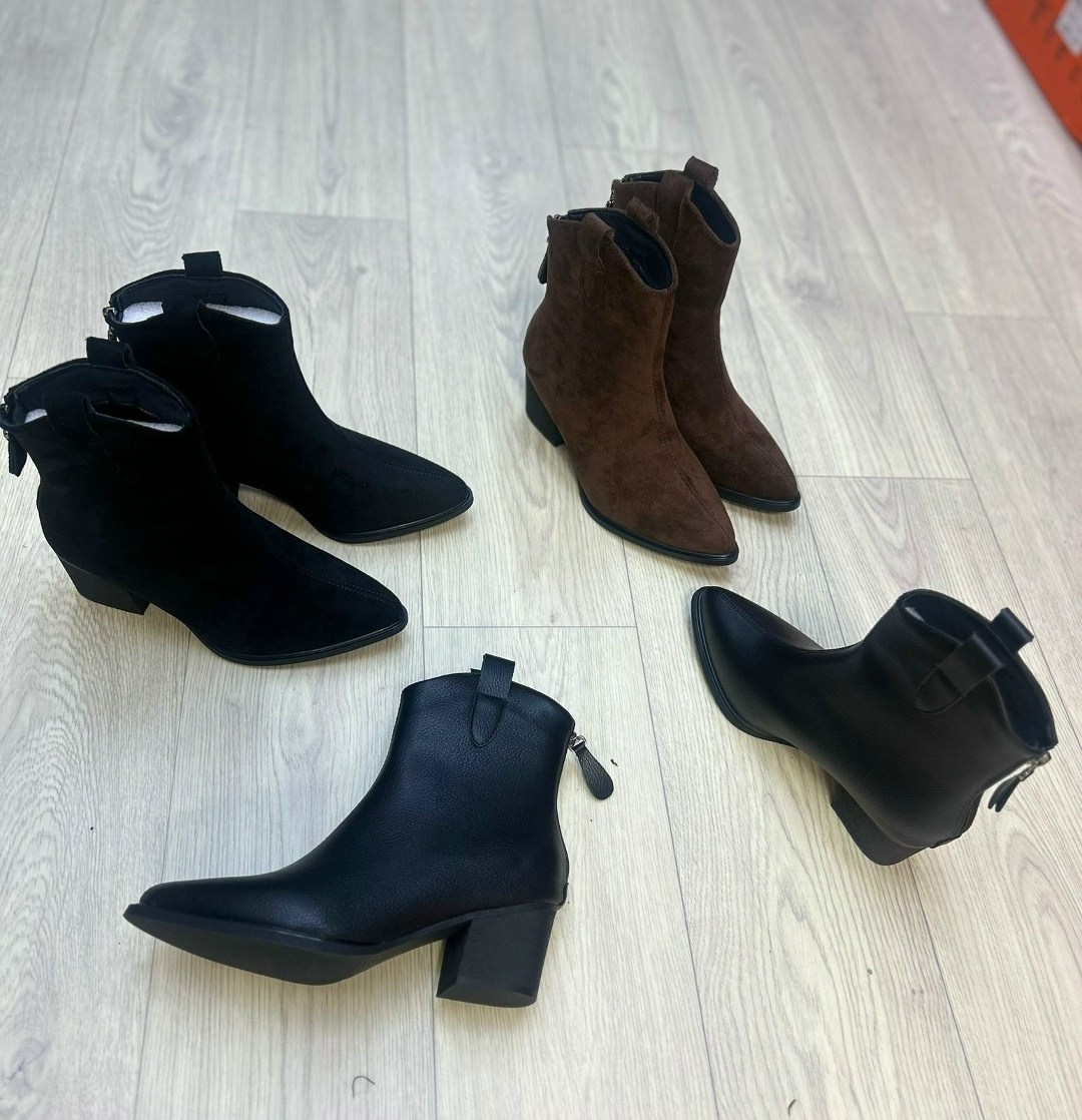 ботильоны женские,ботильоны,ботильоны демисезонные,ботильоны демисезонные на каблуке с острым носом,ботильоны казаки демисезонные женские