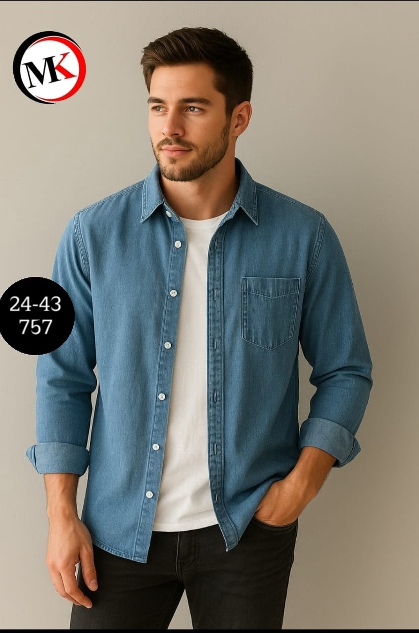 рубашка джинсовая мужская,облегающая джинсовая синяя мужская рубашка с длинным рукавом и одним карманом с клапаном tudors,повседневная рубашка,рубашка мужская джинсовая с длинным рукавом,мужская мода