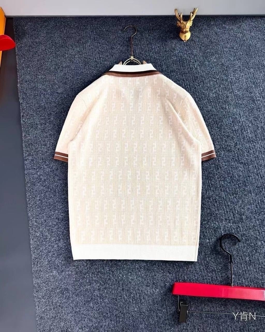 поло fendi,мужская мода,мужская кофта,поло с короткими рукавами,брендовые одежды