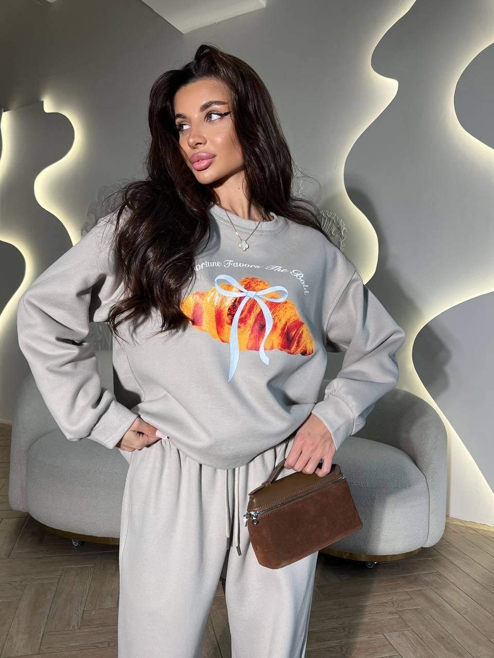 повседневный свитшот,свитшот женский,свитшот,костюм розовый,костюм на флисе