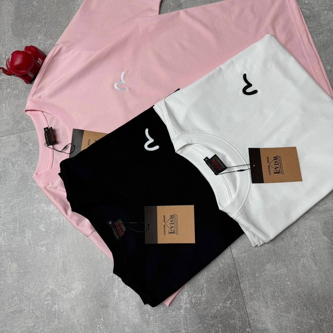 футболка evisu,evisu мужская футболка,футболка evisu белая,мужская футболка,футболки мужские белые