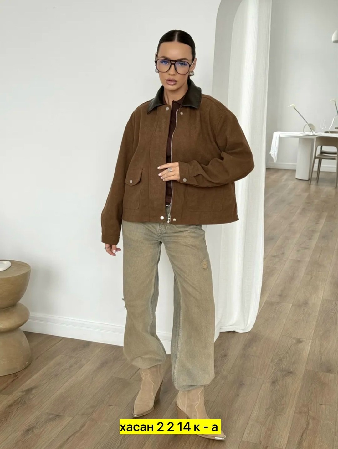 куртка бомбер замшевый willsibi 365449413,куртка замшевая,куртка замш,куртка бомбер замшевая коричневая осень espiritu,куртка замшевая женская