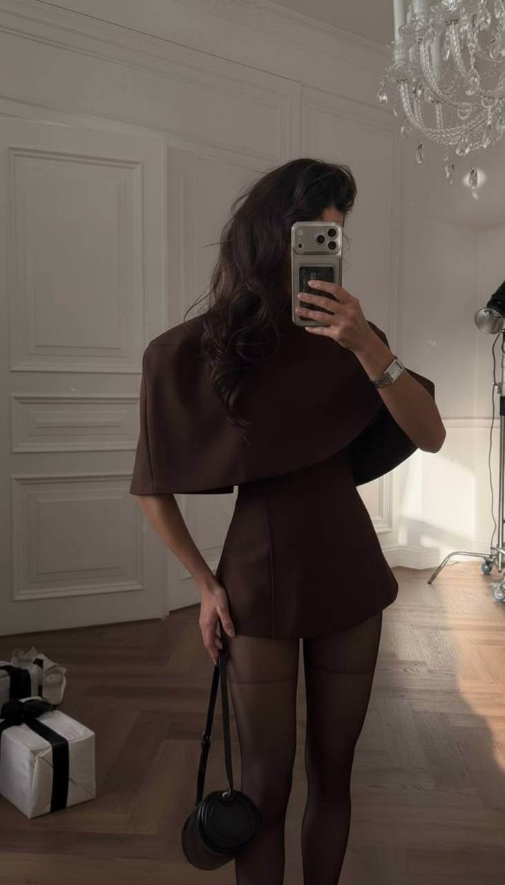 стильные наряды,женский костюм,,женское пончо