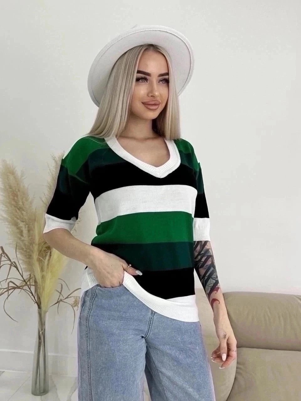 женская кофта в полоску,кофта с коротким рукавом трикотажная,стильная кофта,кофта женский,кофта с короткими рукавами