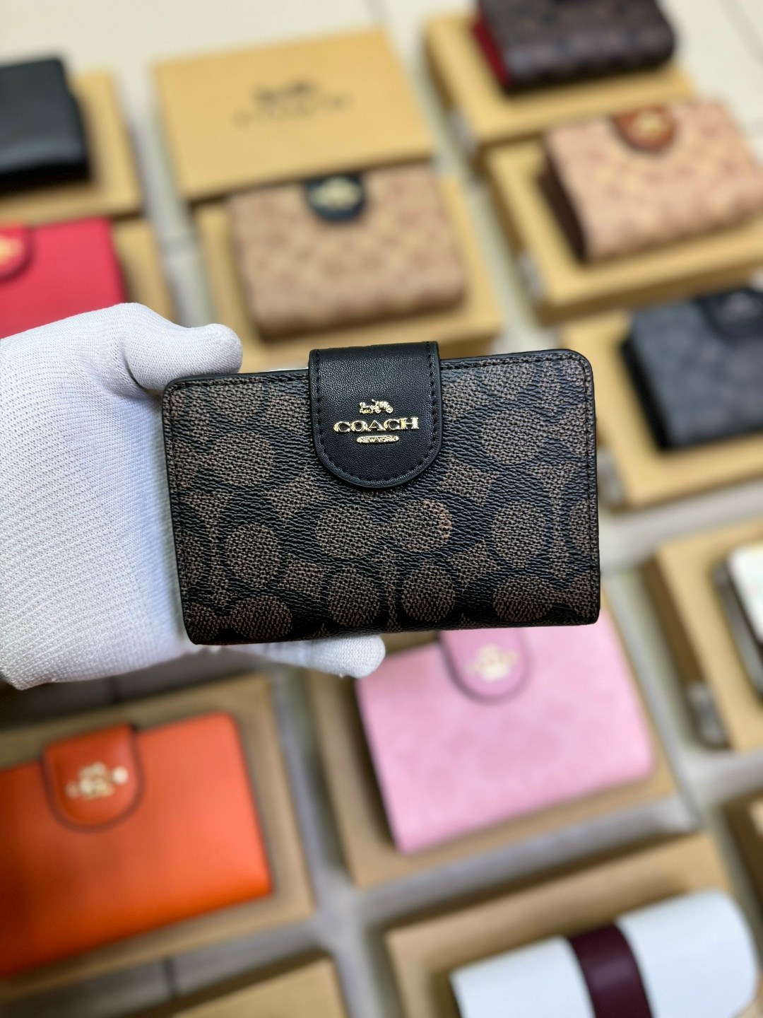 женский кошелек coach,кошелек coach,coach брендовый кошелек,женские кошельки,кошелек натуральная кожа coach