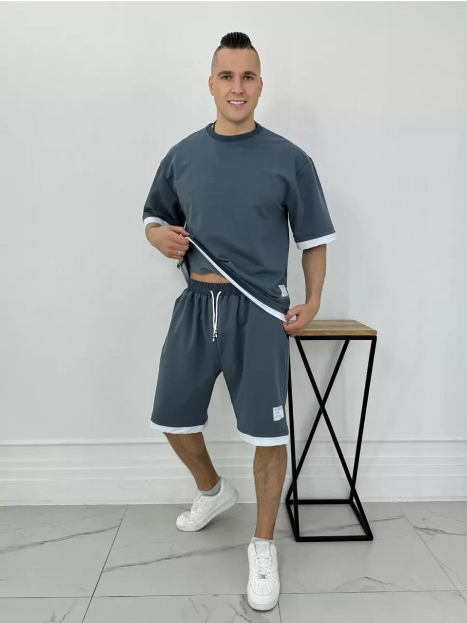костюм спортивный с футболкой и шортами,костюм спортивный летний с футболкой и шортами,костюм мужской спортивный с шортами,летний спортивный мужской костюм с шортами,футболка и шорты костюм