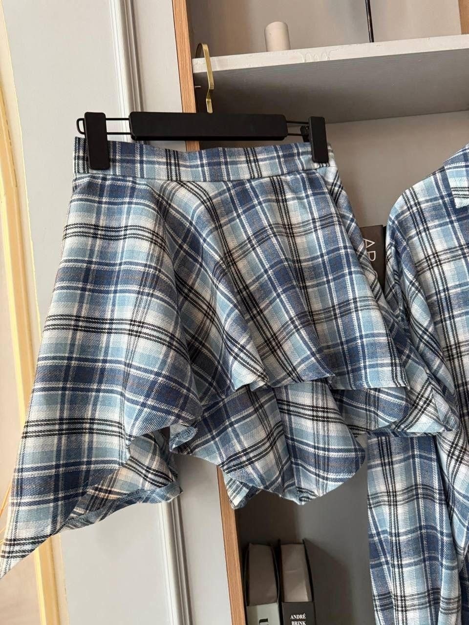 костюм юбка с рубашкой,костюм в клетку,костюм в клетку с юбкой,женский костюм,костюм стильный