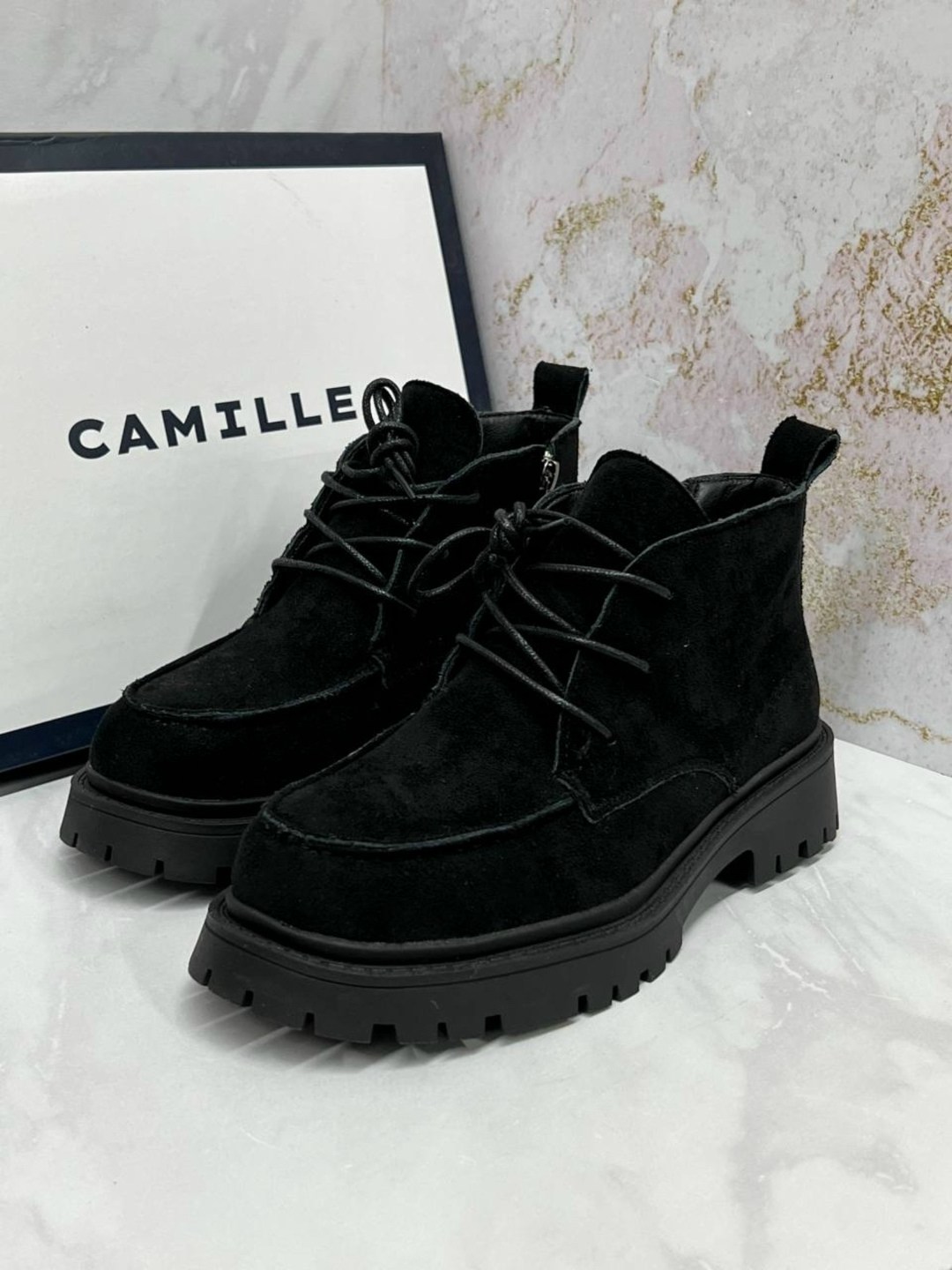 ,замшевые ботинки,ботинки женские, женская,ботинки замшевые черные