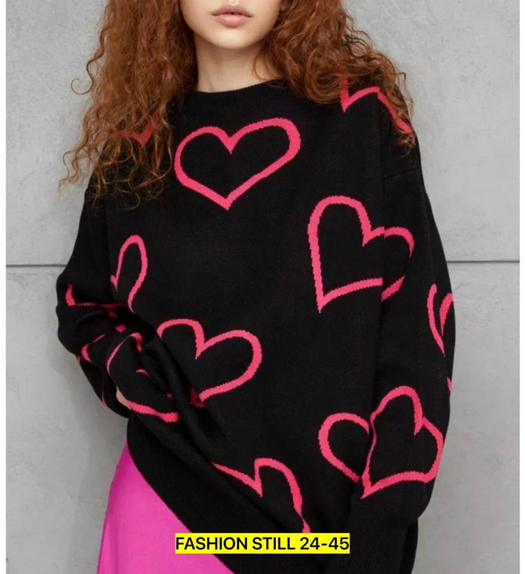 стильная кофта,женский свитер,женская кофта,свитер женский сердце,женский вязаный свитер с принтом сердечек