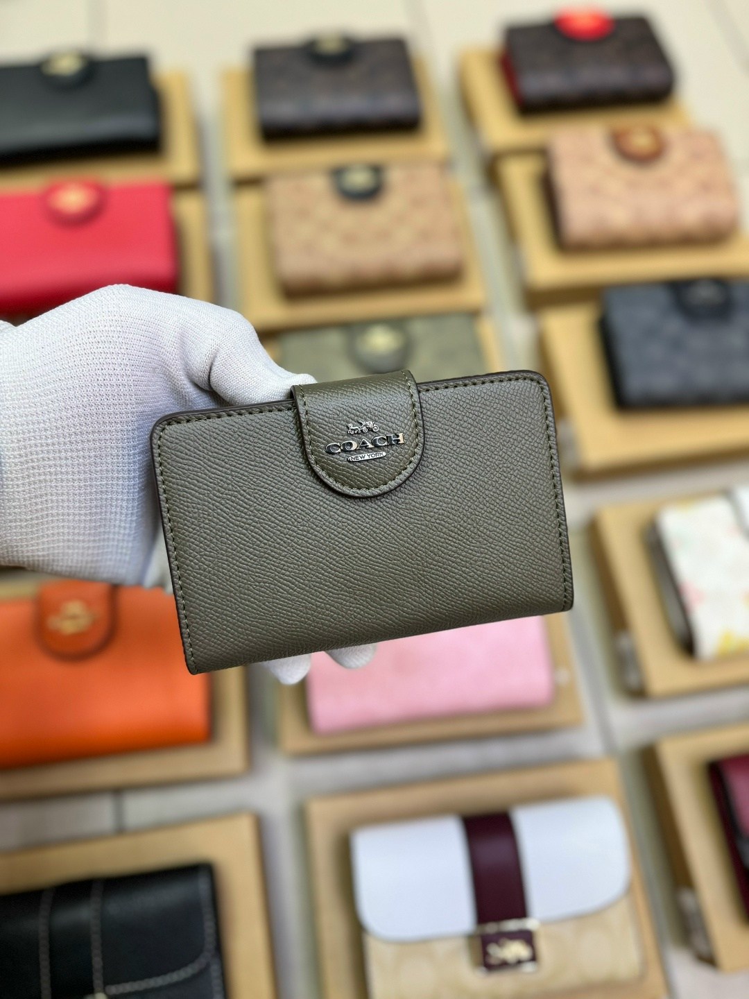 кошелек coach,женские кошельки,женский кошелек coach,стильный женский кошелек,брендовый кошелек