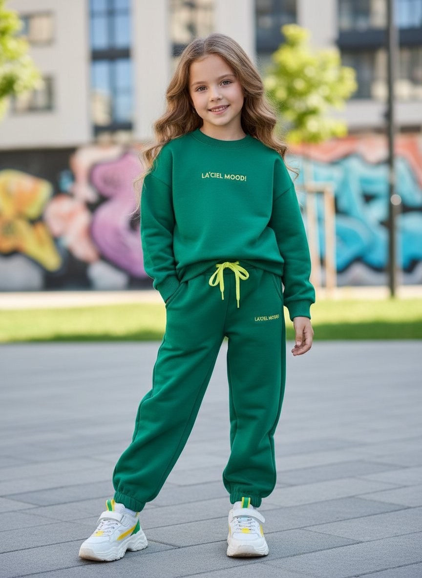 костюм на флисе,спортивные костюмы для девочек,детский спортивный костюм на флисе,костюм детский,свитшот и брюки для девочки