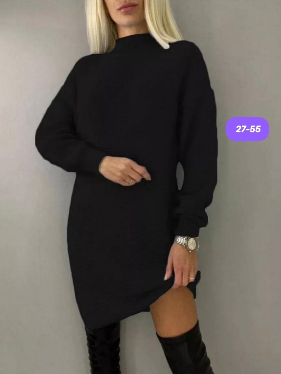 теплое вязаное платье - туника оверсайз abl&pom,вязаное платье туника,платье вязаное,свитер платье,платье туника теплое вязаное