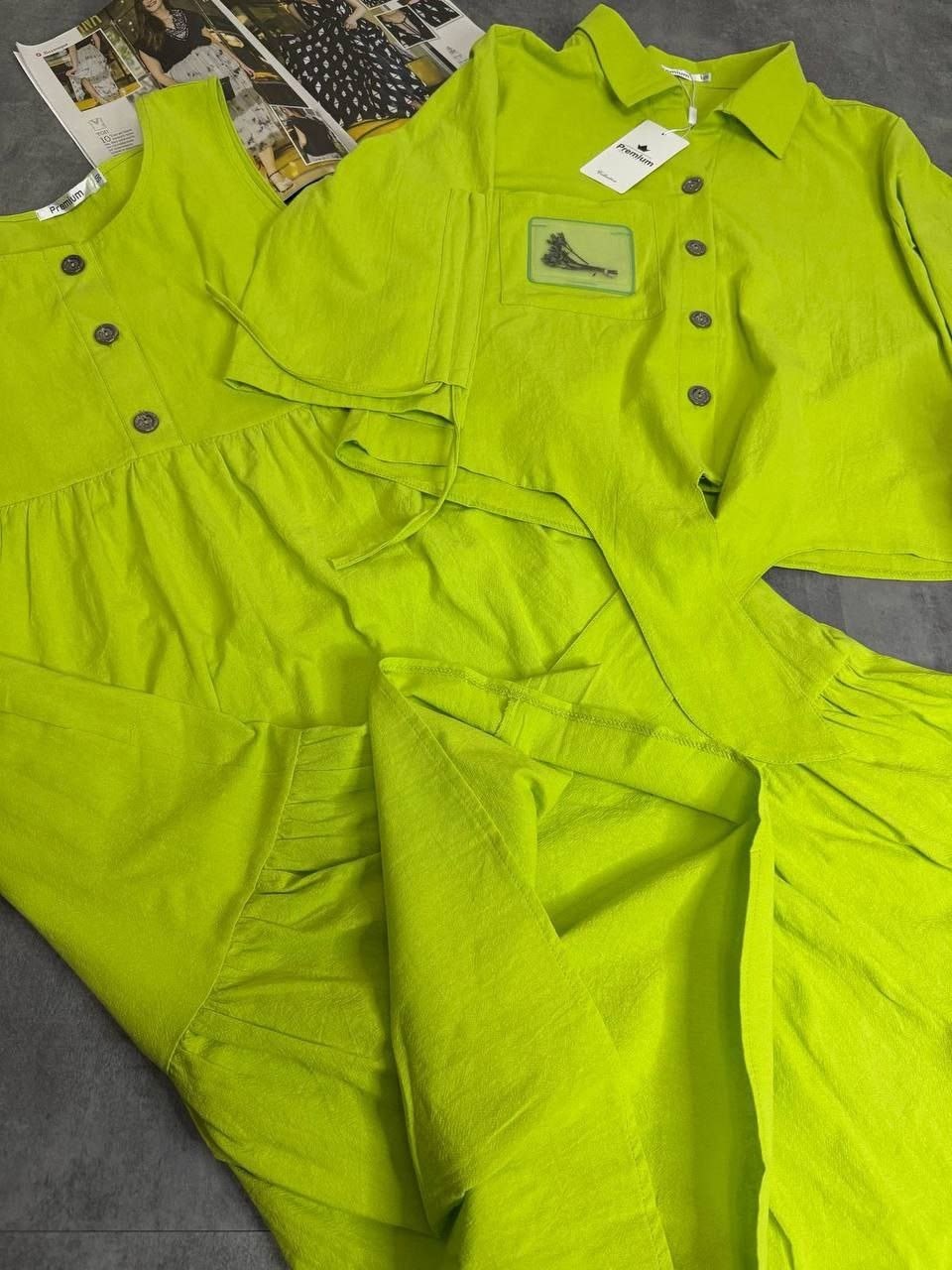 платье муслиновое мини с рюшами emberens,платье для девочек,детское платье,платье рубашка для девочки,платье для девочки из муслина