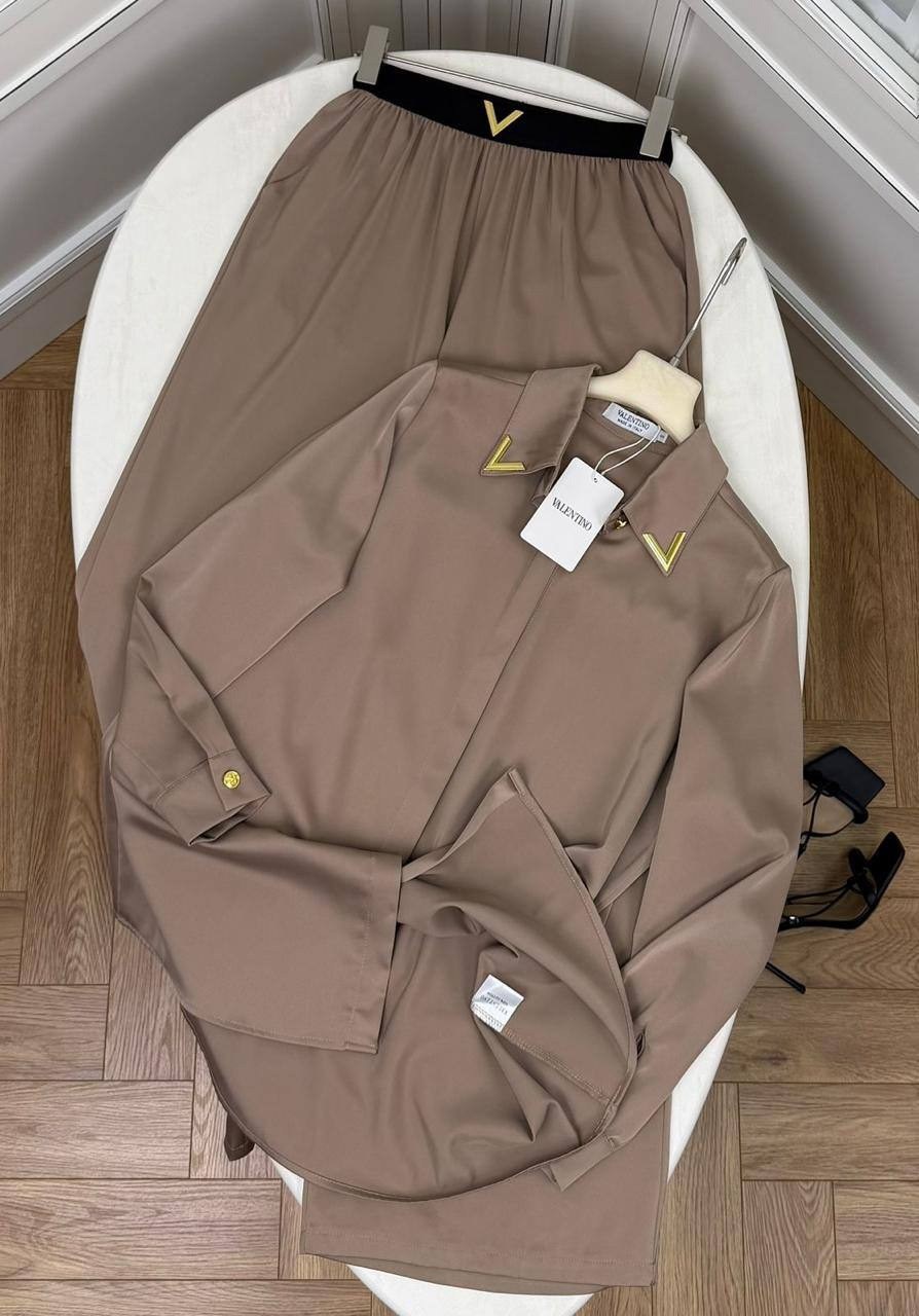 костюм женский элегантный,шелковый костюм,элегантный женский костюм из 2 предметов 2026 года,костюм брючный шелковый,атласный костюм