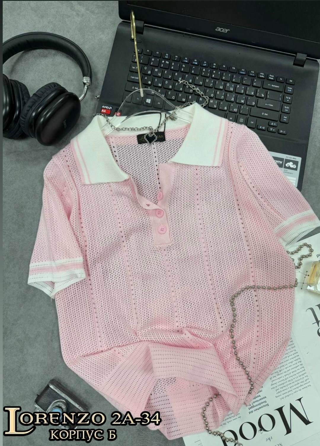 женская футболка-поло с коротким рукавом голубая кофта vi&so 477159029,женская кофта,женская футболка-поло с коротким рукавом голубая кофта vi&so,кофта поло,кофточка