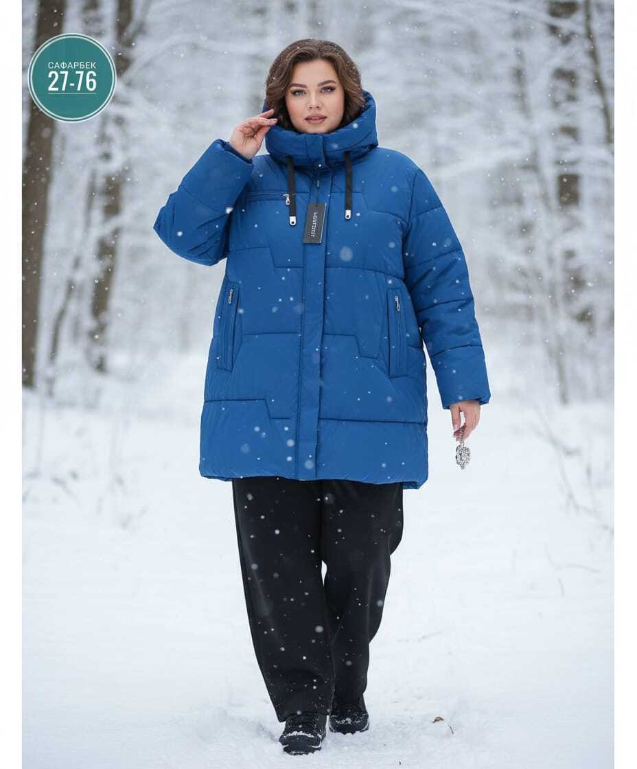 куртка женская зимняя больших размеров с капюшоном lalook,куртка женская,пуховик женский,женская зимняя куртка,зимняя куртка