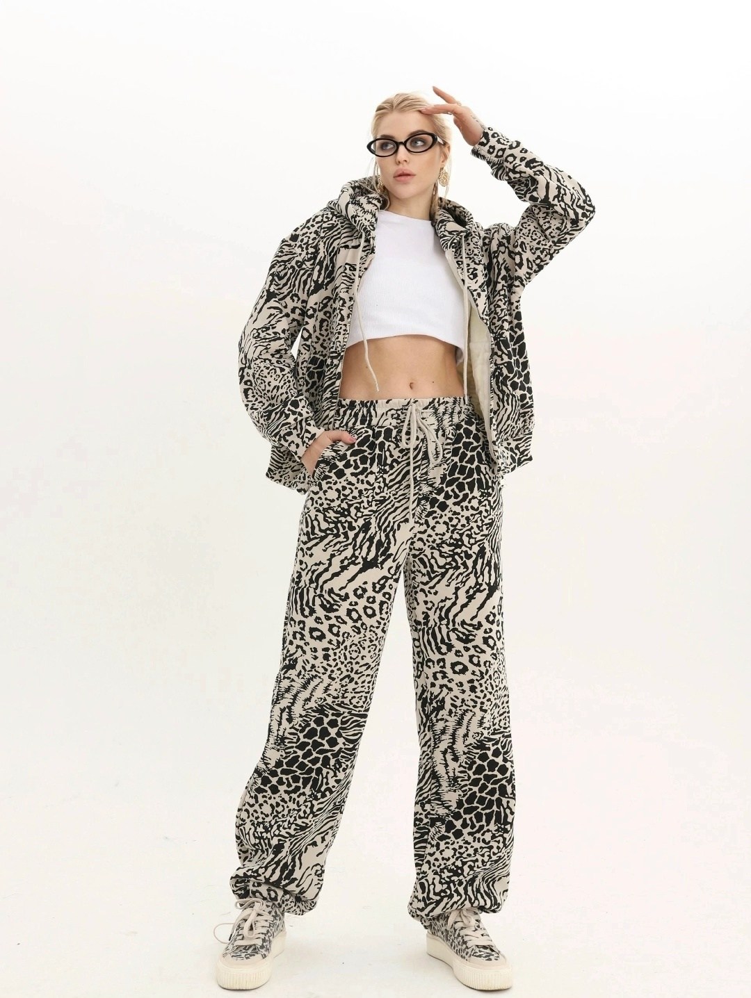 укороченная куртка с леопардовым принтом new look,спортивные костюмы,женские костюмы,куртка демисезонная,куртка