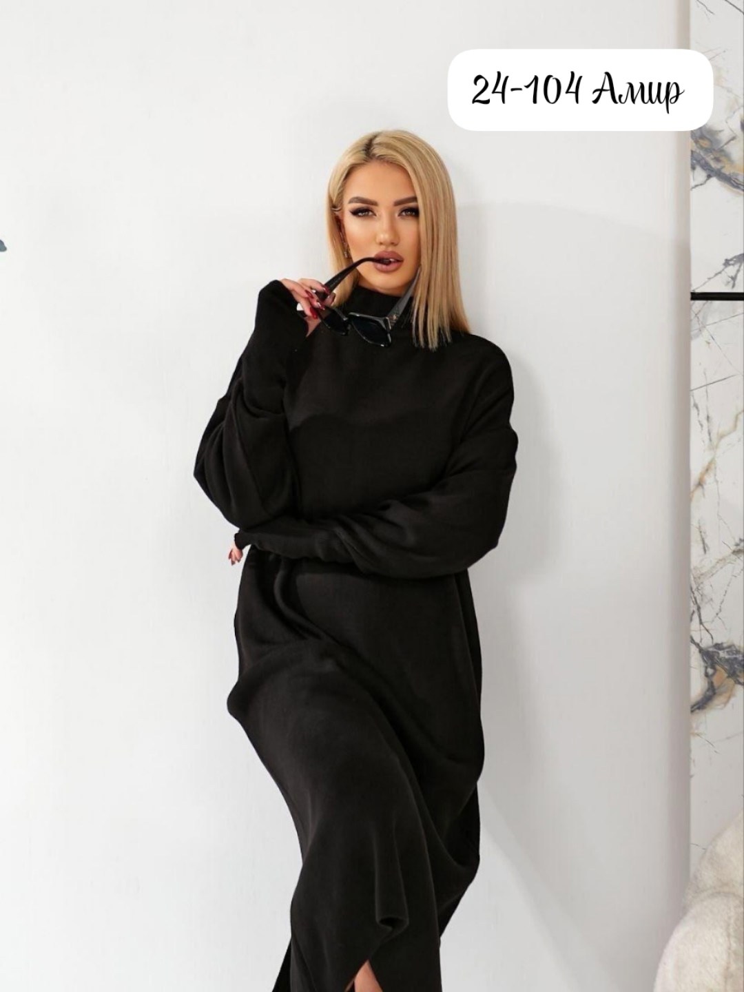 платье черное,платье оверсайз теплое,трикотажное платье,платье женская,платье вязаное