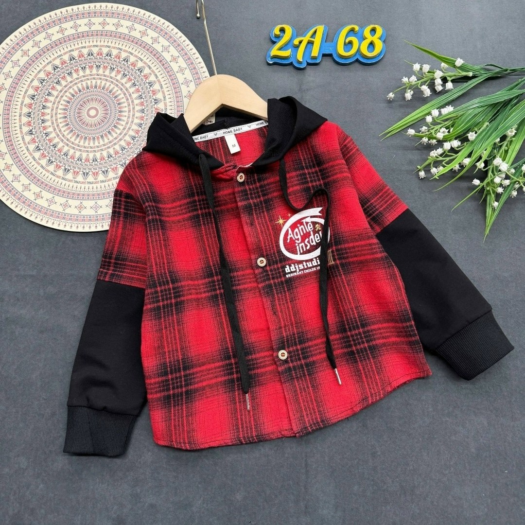 рубашка с капюшоном,рубашка для мальчика,рубашка детская,рубашка в клетку с капюшоном,рубашка с капюшоном для мальчика