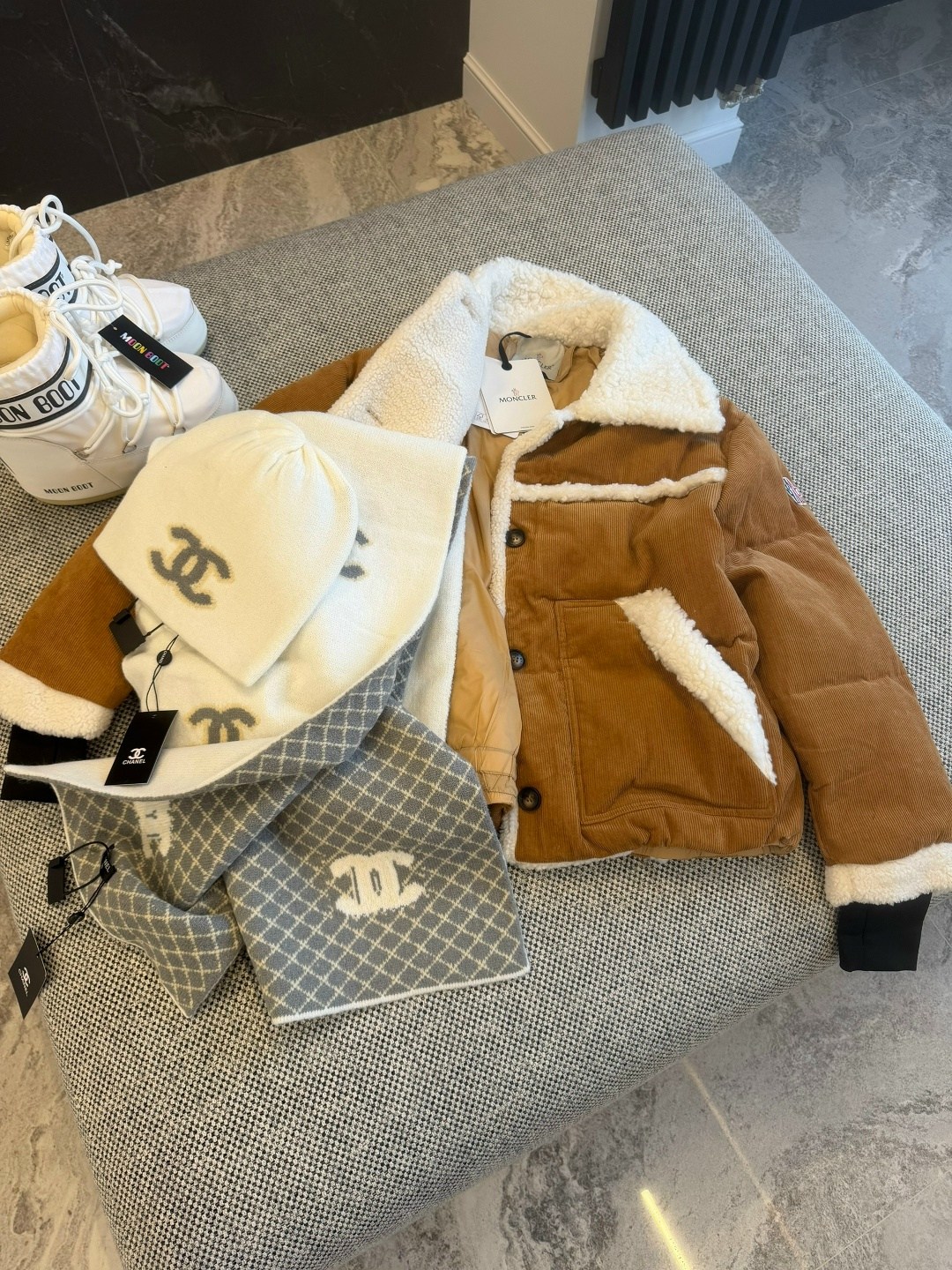 зимний стиль одежды,костюм с дубленкой,кэжуал зимние наряды,модная дубленка