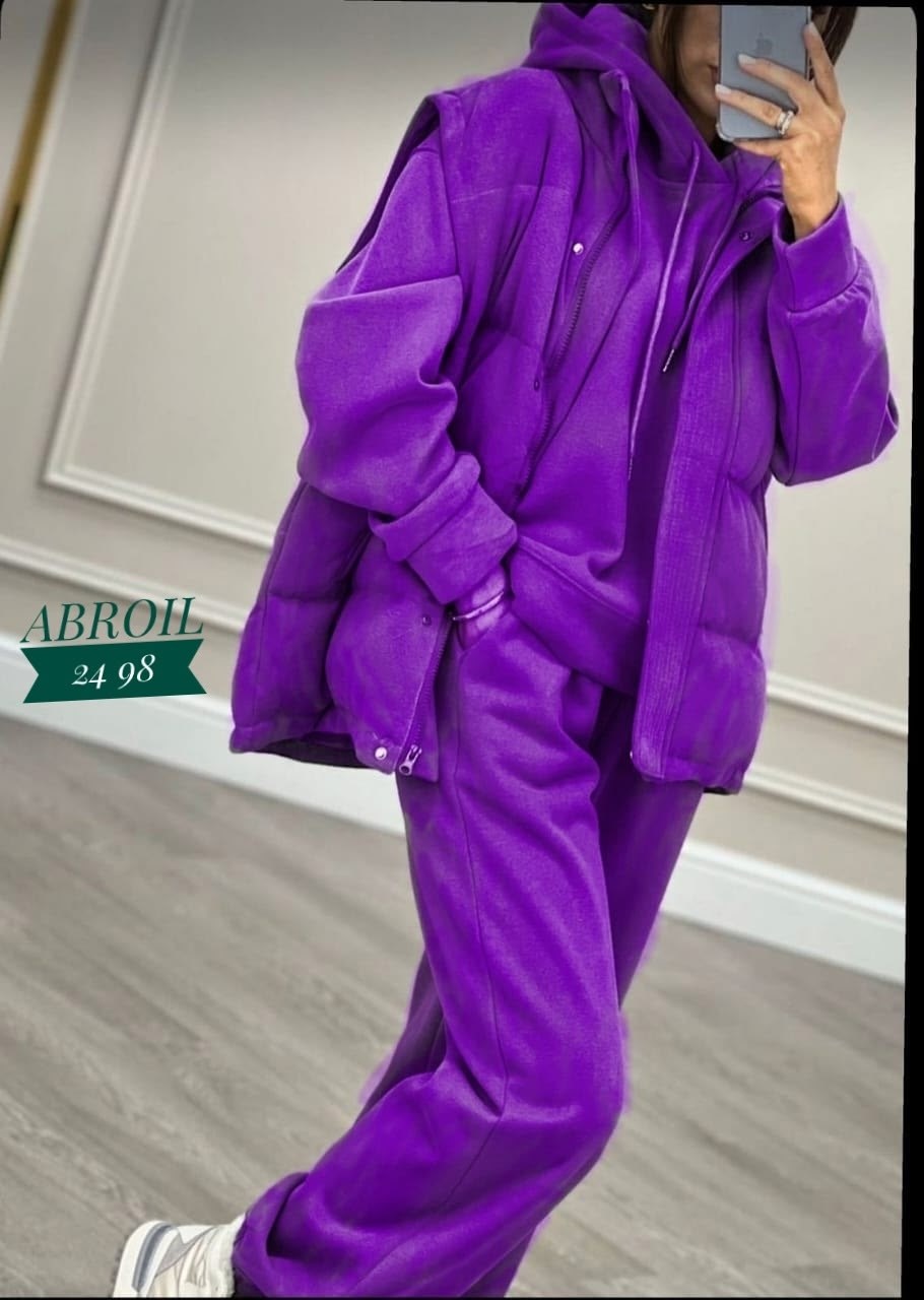 женский костюм тройка,костюм на флисе,костюм женский на флисе,женский серый костюм тройка miu miu,костюм тройка