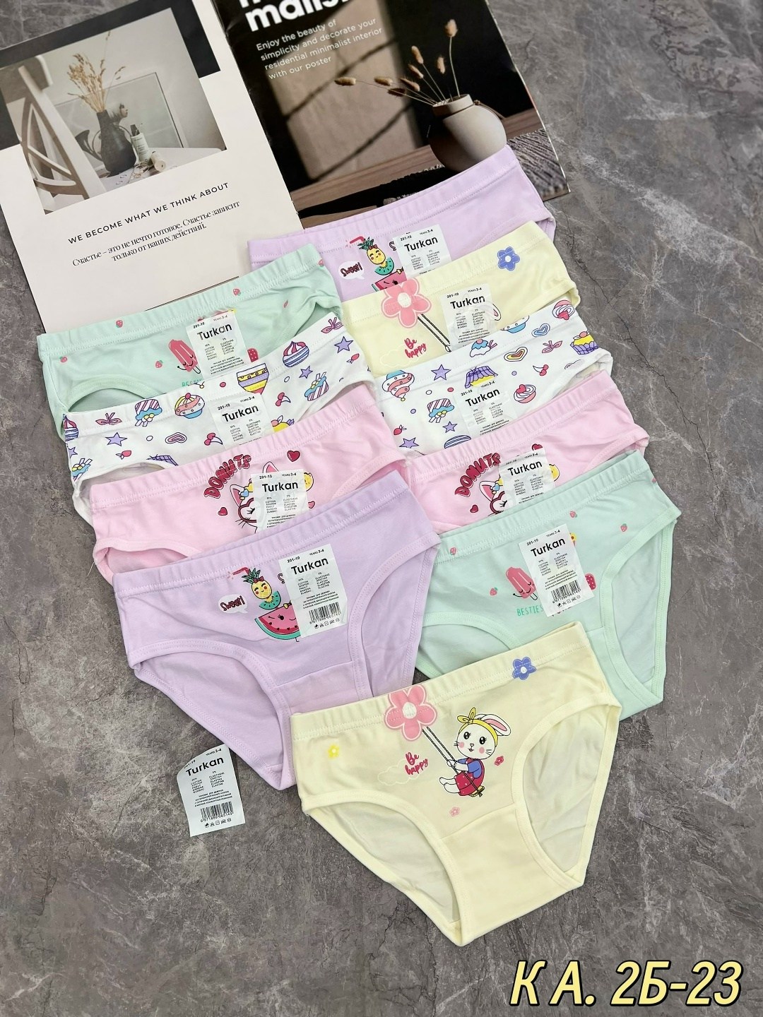 детские трусики плавки на девочку ассорти с принтом turkan 2310-1,трусы хлопковые с котиком набор 10 шт tagri,комплект трусов слипы donella для девочек 5 шт,трусы для девочки donella,комплект трусов с