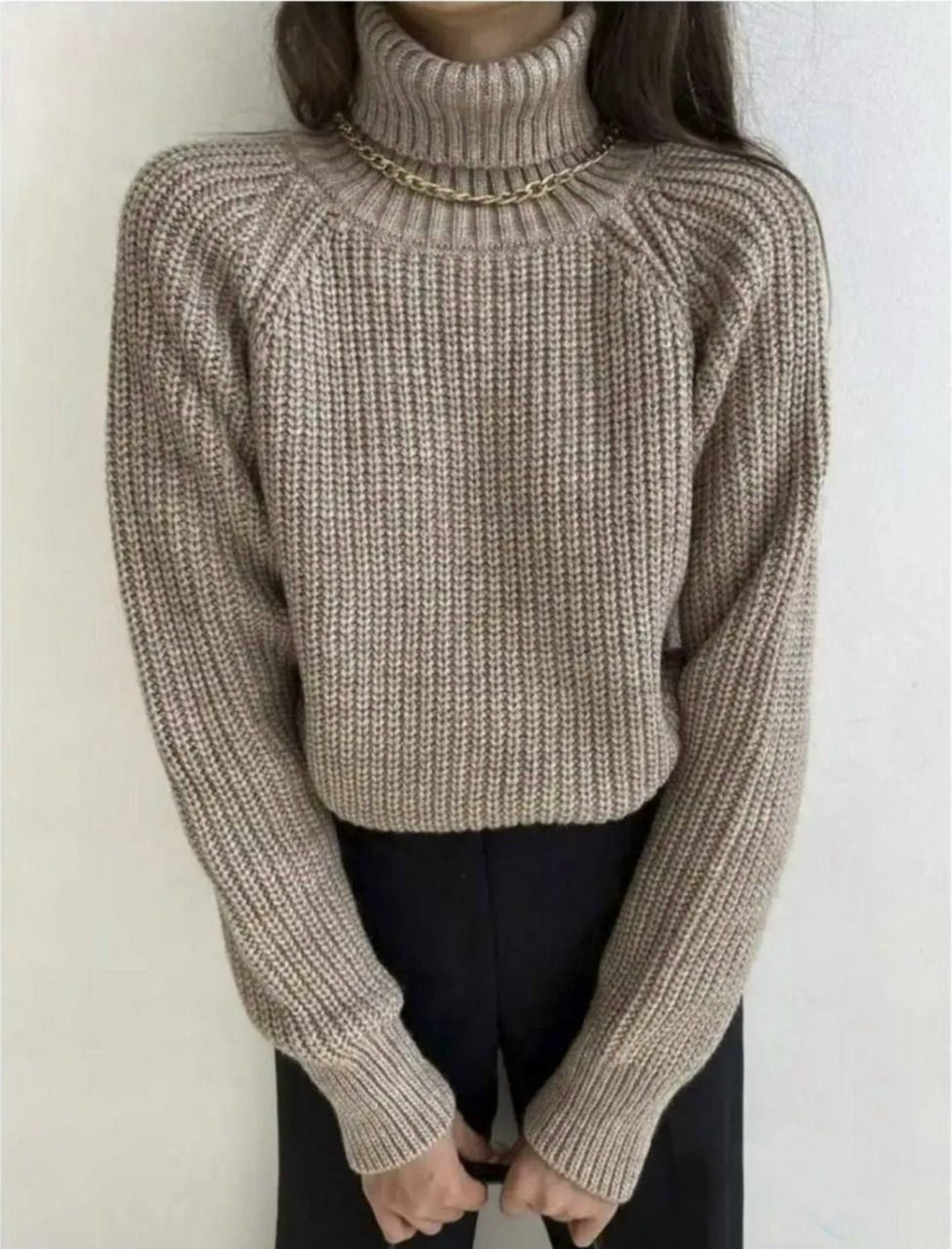 свитер оверсайз с горлом вязаный,свитер женский,свитер с горлом оверсайз теплый,свитер оверсайз с горлом вязаный toonit цвет белый,свитер оверсайз с горлом вязаный теплый beige island