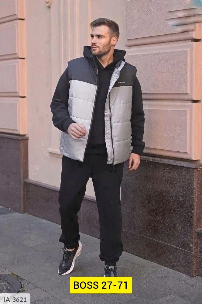 спортивный костюм тройка с жилеткой,теплый спортивный костюм с жилеткой мужской,спортивный костюм мужской с жилеткой,спортивный костюм с жилеткой теплый на флисе мужской больших размеров серый,костюм