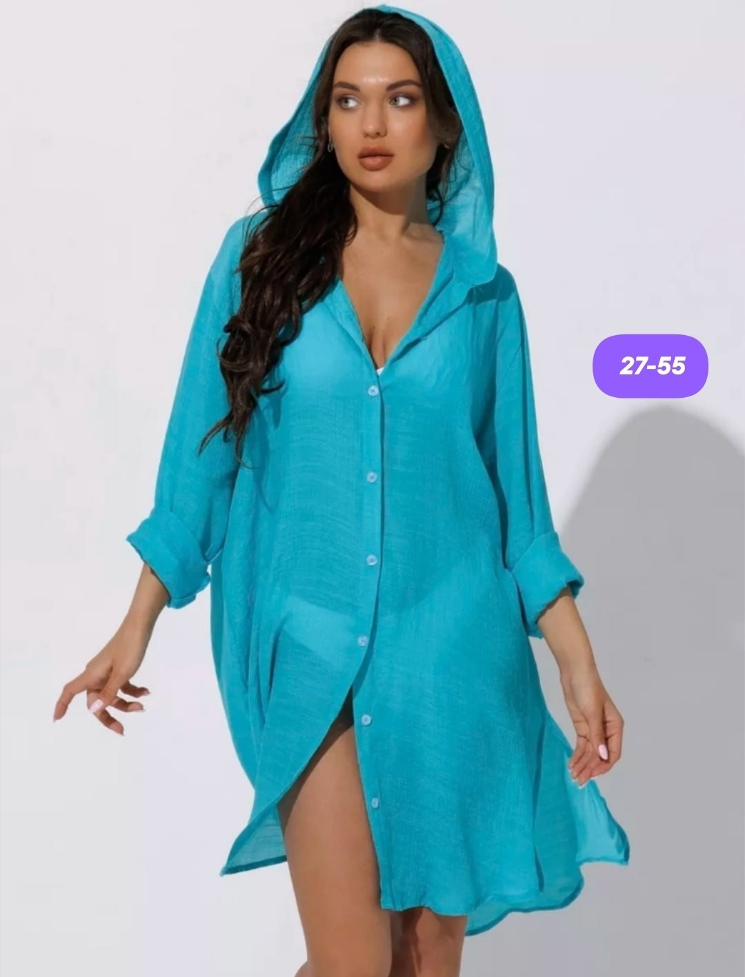 туника пляжная женская с капюшоном,туника пляжная,туника пляжная летняя накидка на купальник оверсайз рубашка sundresslove 215529337,туника с капюшоном женская для пляжа,туника пляжная женская