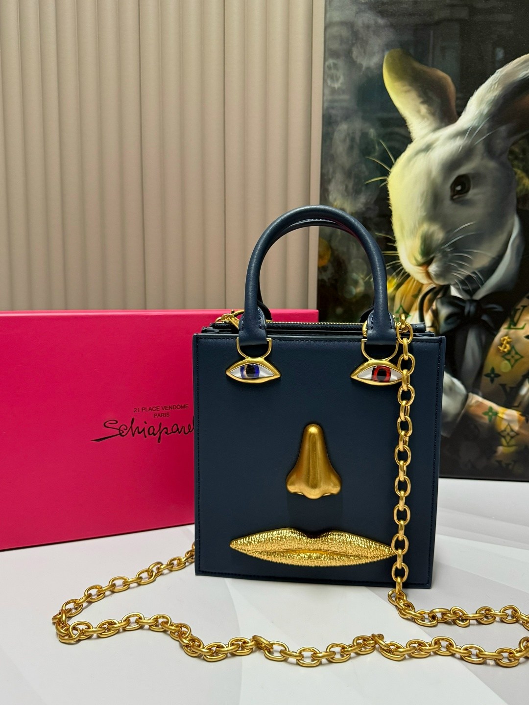 бархатная сумка для глаз schiaparelli premium sense demon,сумка-тоут schiaparelli,сумка schiaparelli,сумка женская schiaparelli,брендовая женская сумка