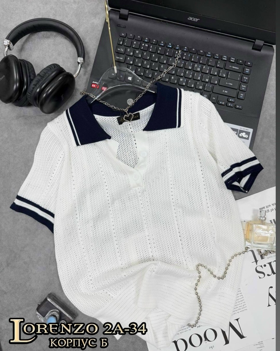 женская футболка-поло с коротким рукавом голубая кофта vi&so 477159029,женская кофта,женская футболка-поло с коротким рукавом голубая кофта vi&so,кофта поло,кофточка