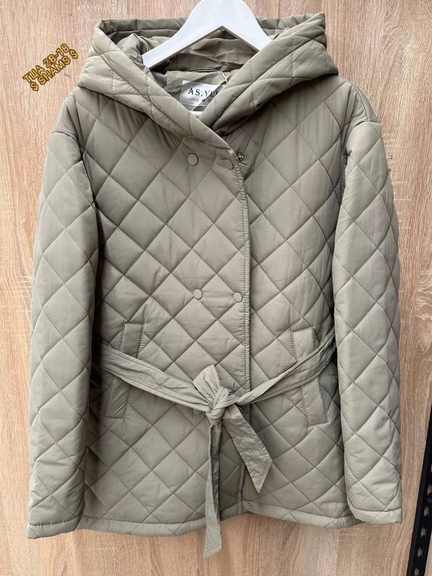 куртка женская демисезонная,пальто с капюшоном стеганое демисезонное comokod woman,куртка женская с капюшоном,женская куртка,пальто демисезонное стеганое comokod woman