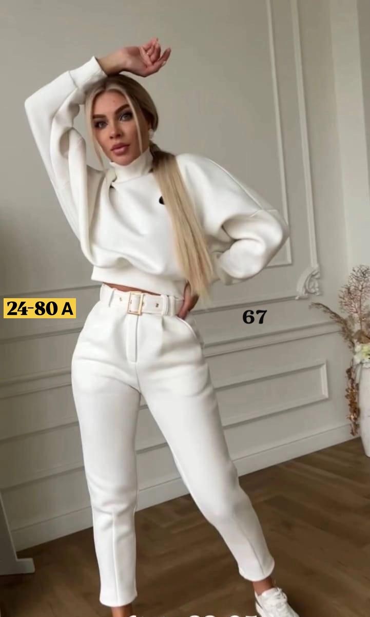 костюм женский на флисе,костюм с брюками теплый,костюм двойка флис,женский костюм белый,костюм с брюками