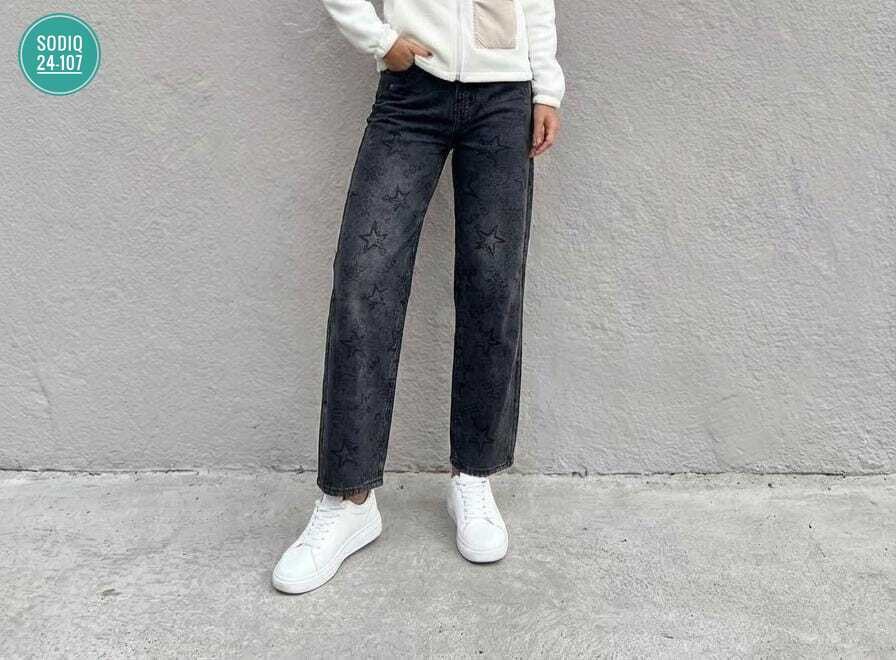 джинсы женские,женские джинсы широкие,джинсы повседневные,джинсы модные,джинсы