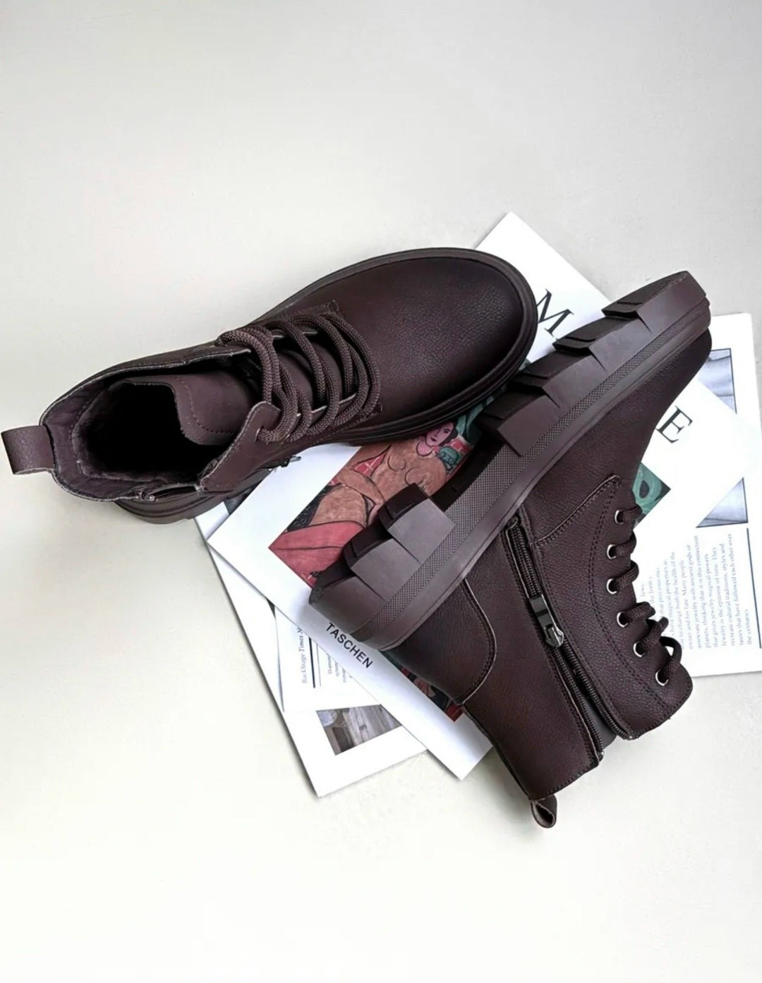 женские ботинки,,коричневые ботинки женские,ботинки берцы belwest женские зимние из натуральной кожи размер 36 шоколадный,ботинки коричневые женские на шнуровке beau today