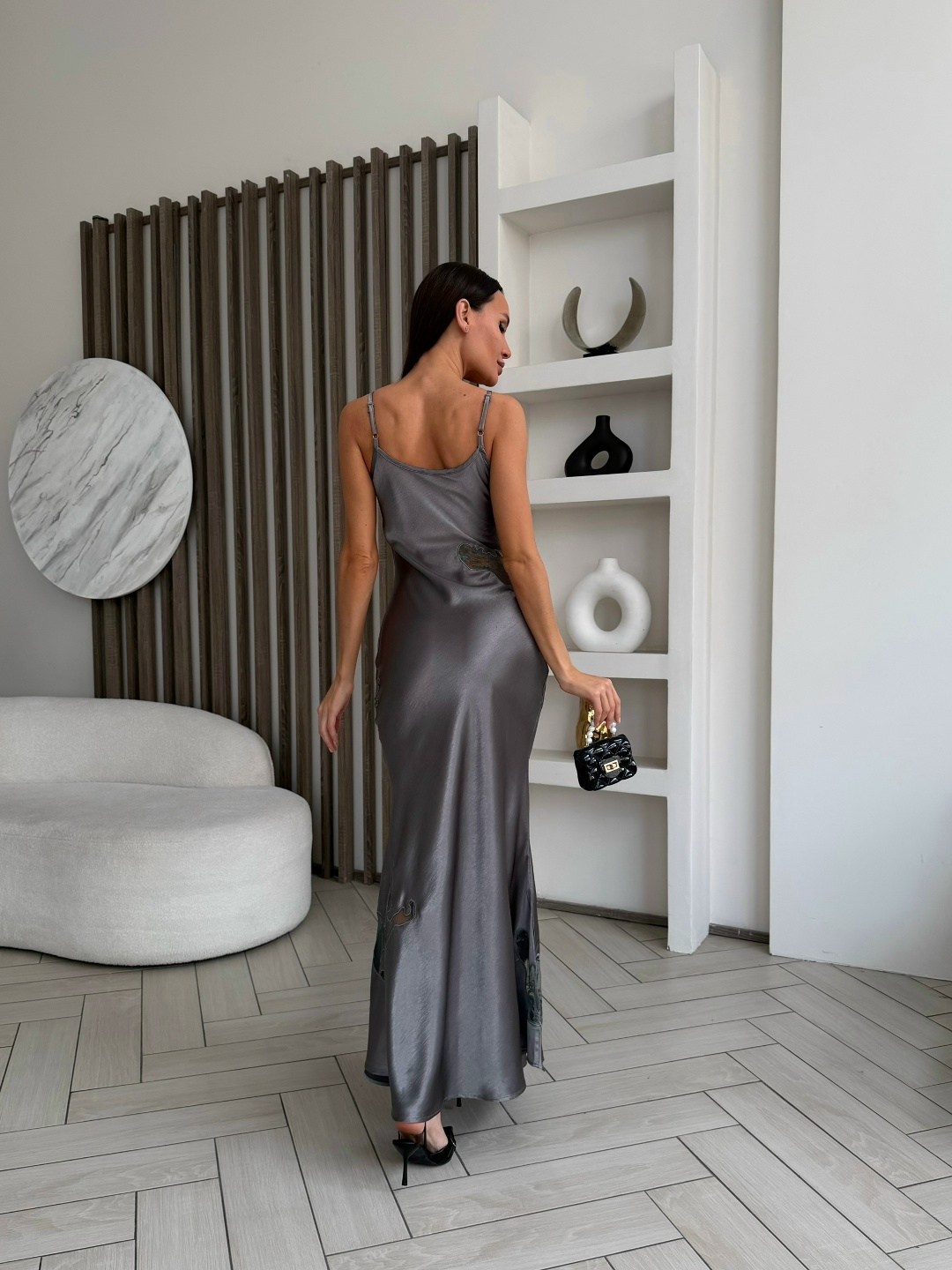 шелковое платье комбинация миди шоколадного цвета коричневое,платье бш2879 шоколадное,платье комбинация вечернее шелковое миди цвет шоколадный,платье #бш2879 шоколадный,шоколадное шелковое платье