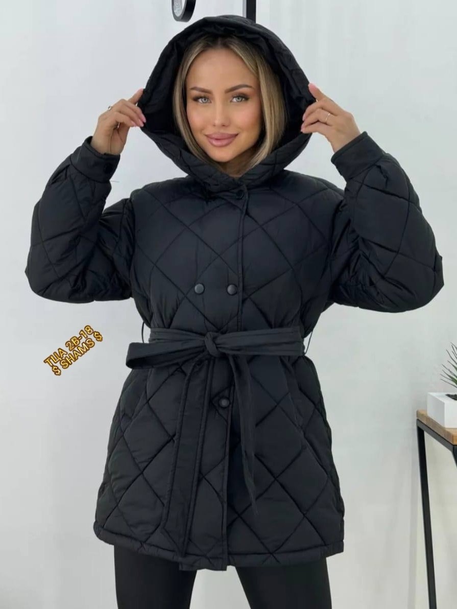 куртка женская демисезонная,пальто с капюшоном стеганое демисезонное comokod woman,куртка женская с капюшоном,женская куртка,пальто демисезонное стеганое comokod woman