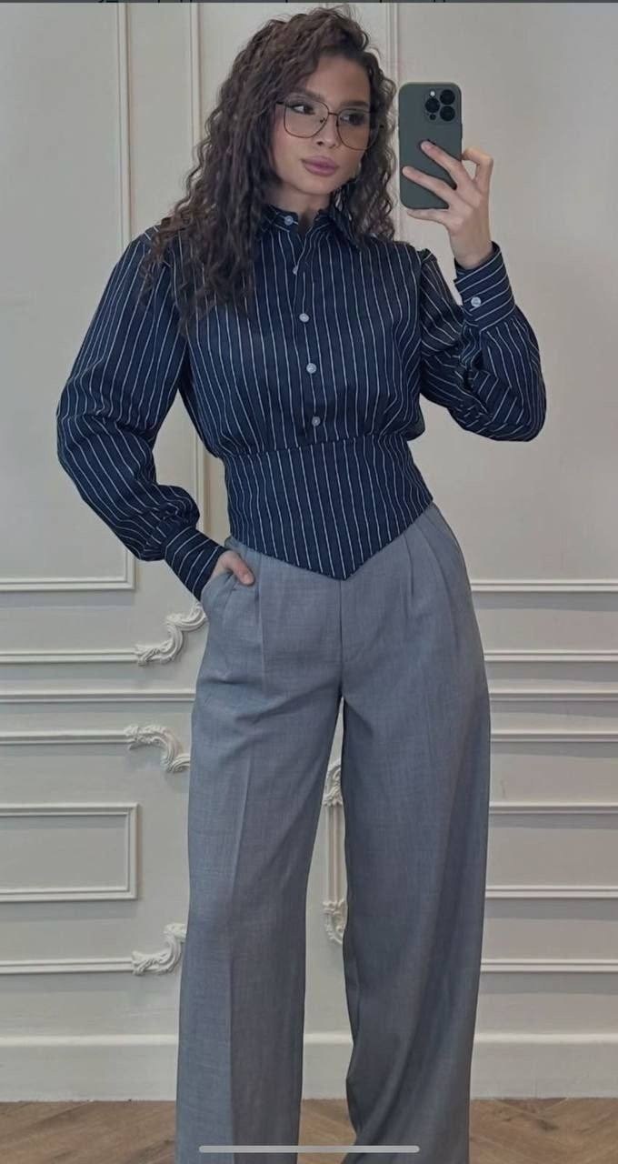 рубашка женская,рубашка женская укороченная,рубашка в полоску,женская блузка,рубашка короткая