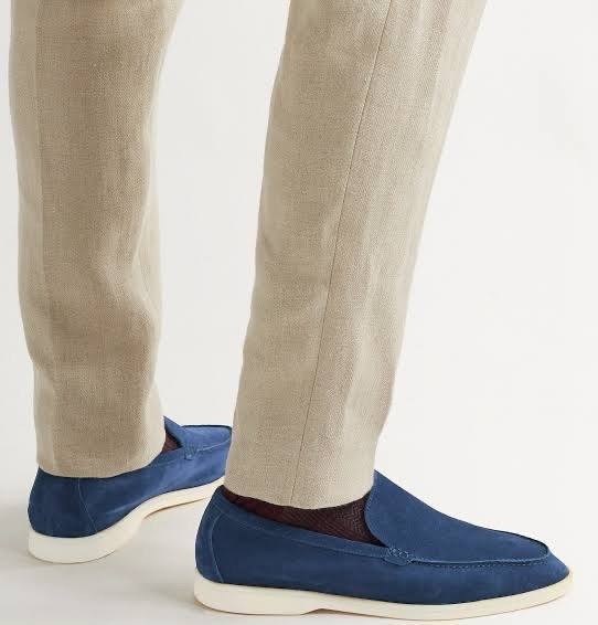 лоферы summer walk loro piana,лоферы loro piana мужские,мокасины лоро пиано мужские,замшевые лоферы summer walk loro piana,мужские лоферы замшевые лоро пиано a132117 чёрно-синие premium