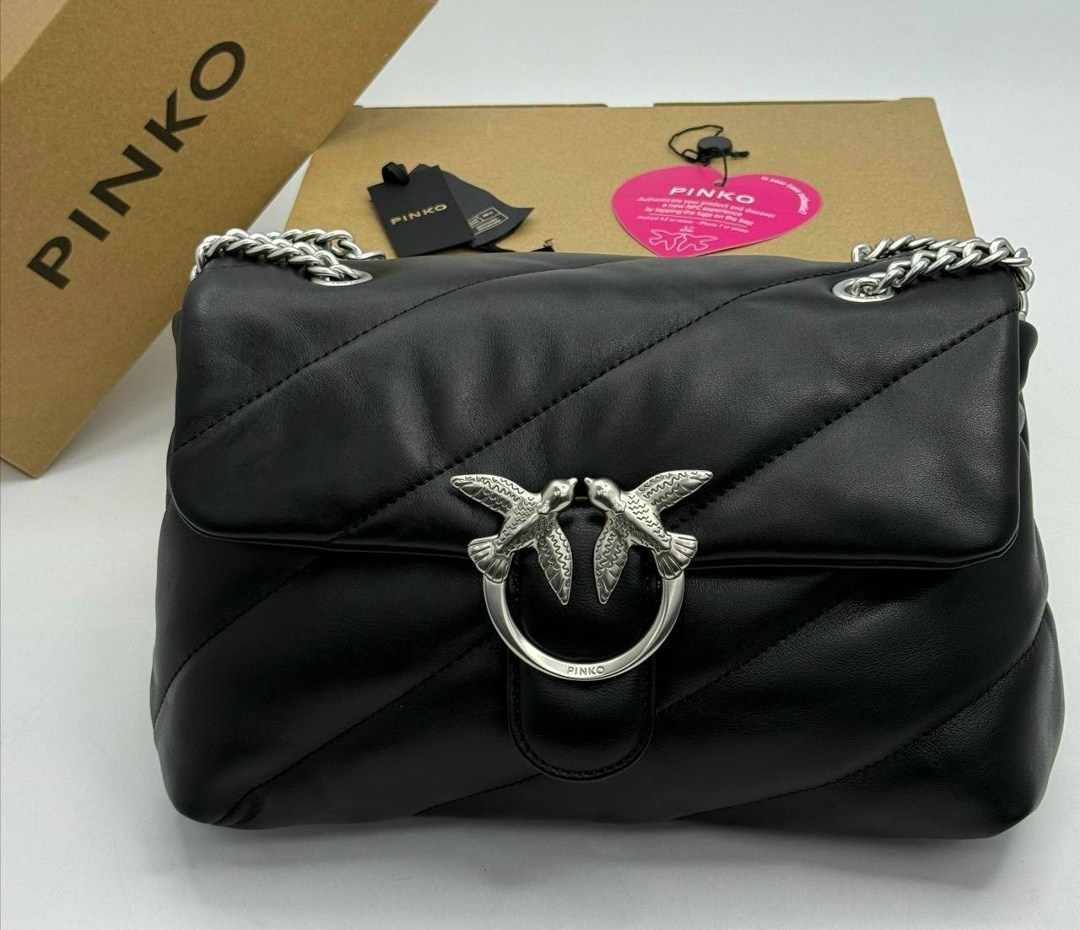 сумка pinko,сумка pinko черный,сумка pinko натуральная кожа,сумка женская pinko черная,сумка love classic стеганая объемная pinko