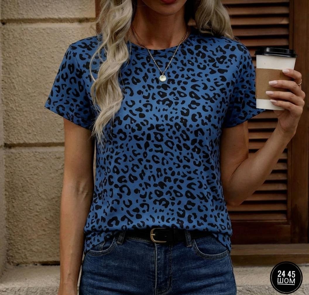 футболка с леопардовым принтом,леопардовая футболка,женская футболка с леопардовым принтом,женская летняя футболка леопардовый короткий рукав,женская футболка с леопардовым принтом и коротким рукавом