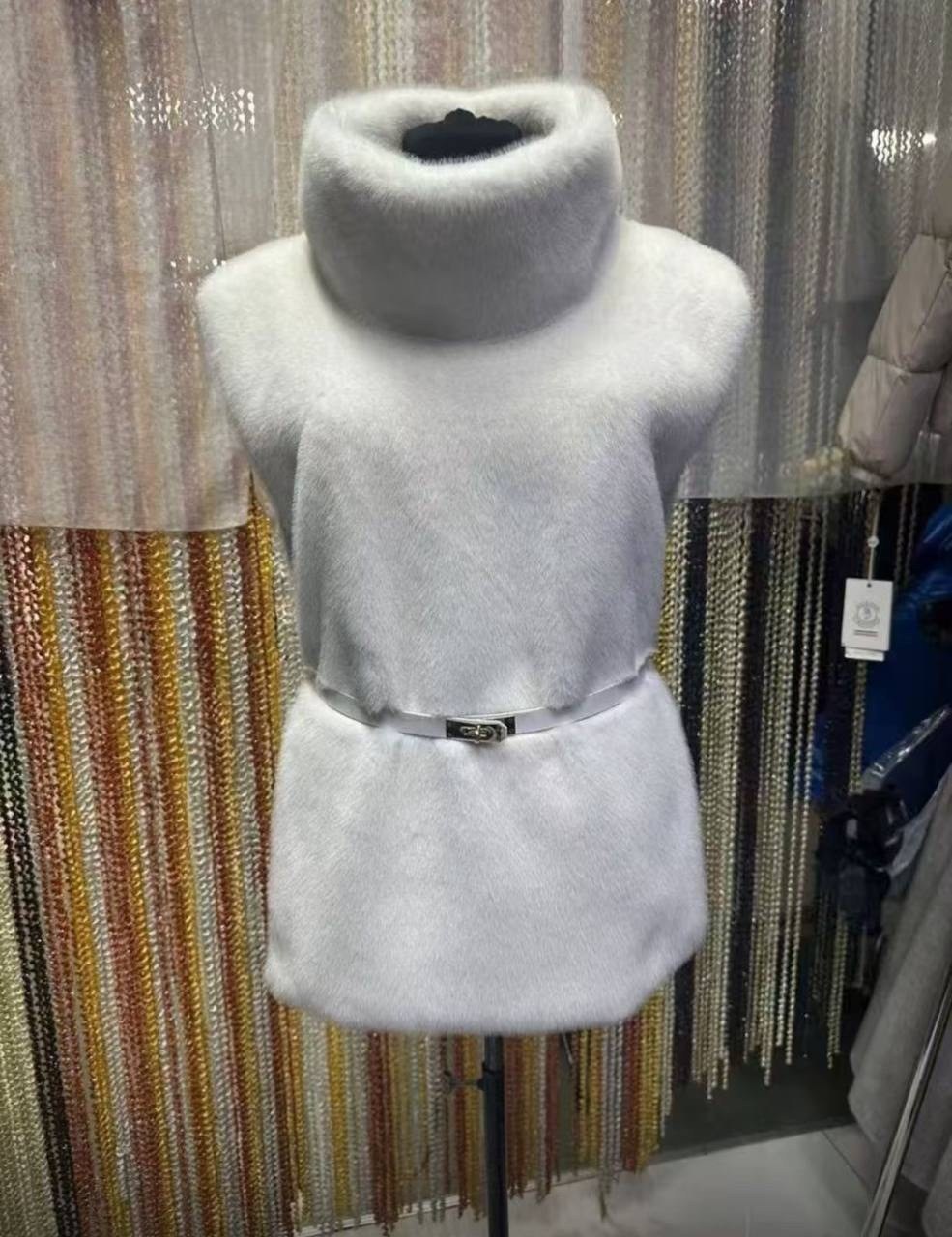 меховой жилет,меховая жилетка,норковая жилетка,жилет женский меховой,жилетка из норковой шубы