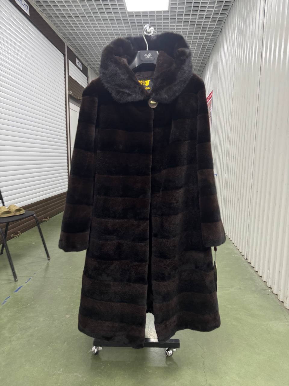 норковая шуба,норковая шуба поперечная,шуба норка поперечка цвет капучино,шуба из норки,капитоль норковая шуба