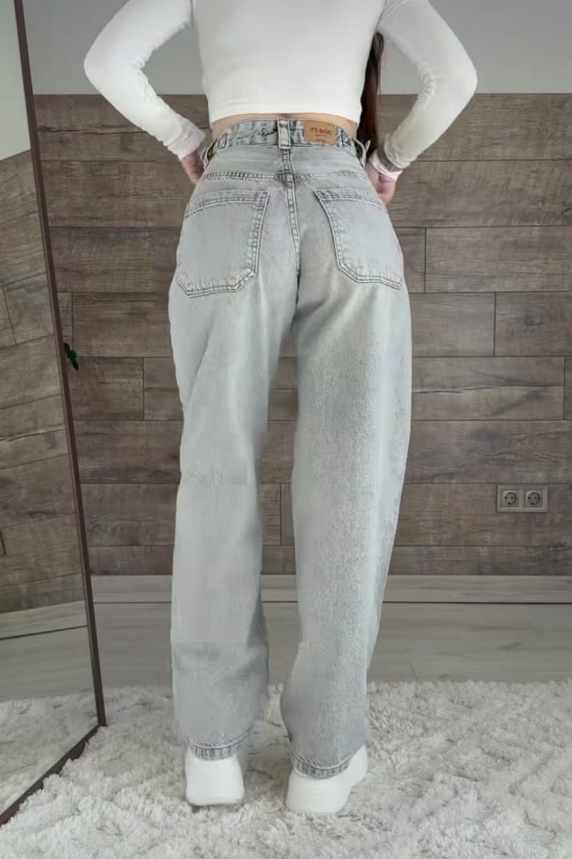 женские джинсы,джинсы,джинсы прямые,широкие женские джинсы,женские рваные серые джинсы палаццо