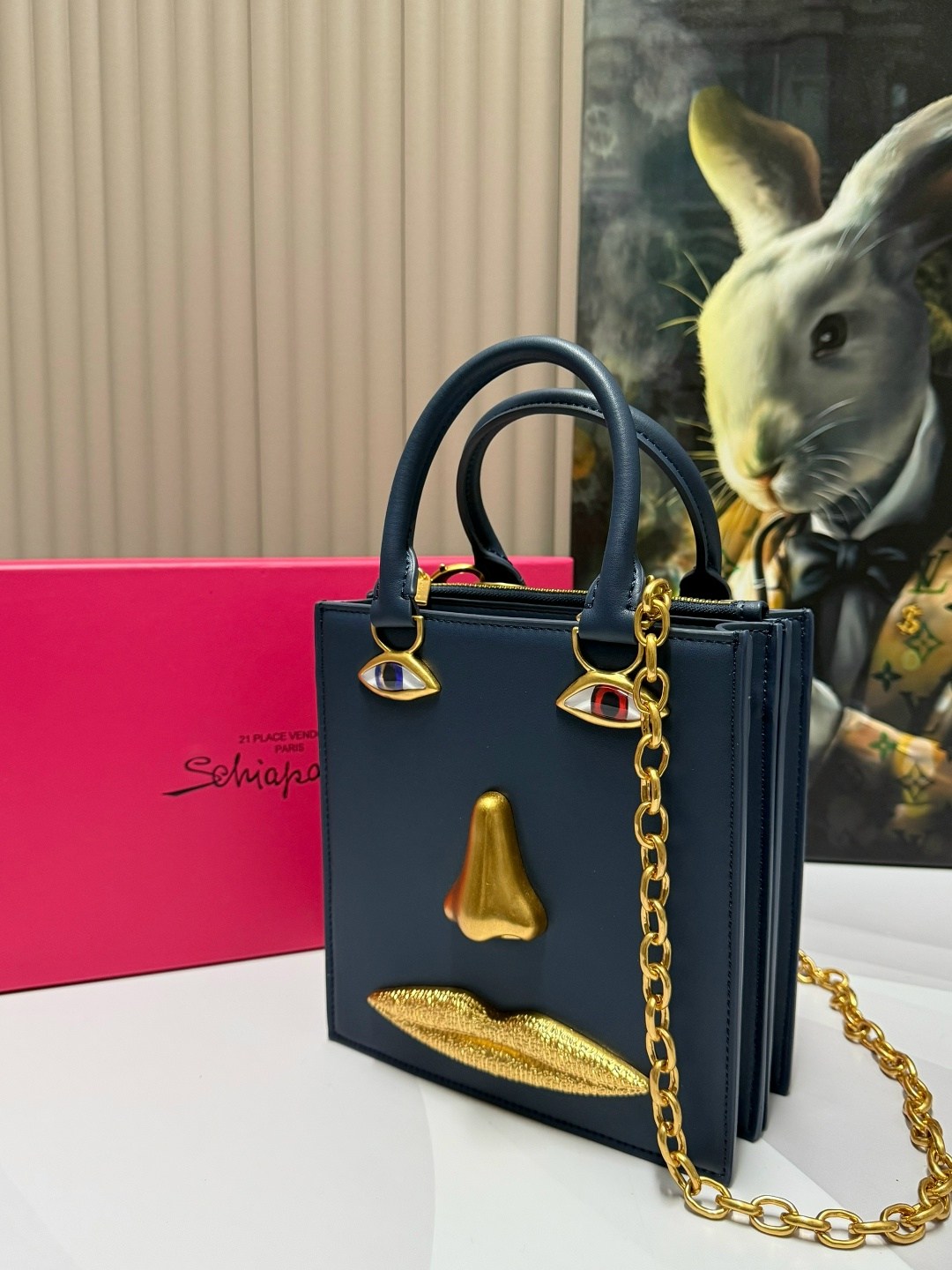 бархатная сумка для глаз schiaparelli premium sense demon,сумка-тоут schiaparelli,сумка schiaparelli,сумка женская schiaparelli,брендовая женская сумка