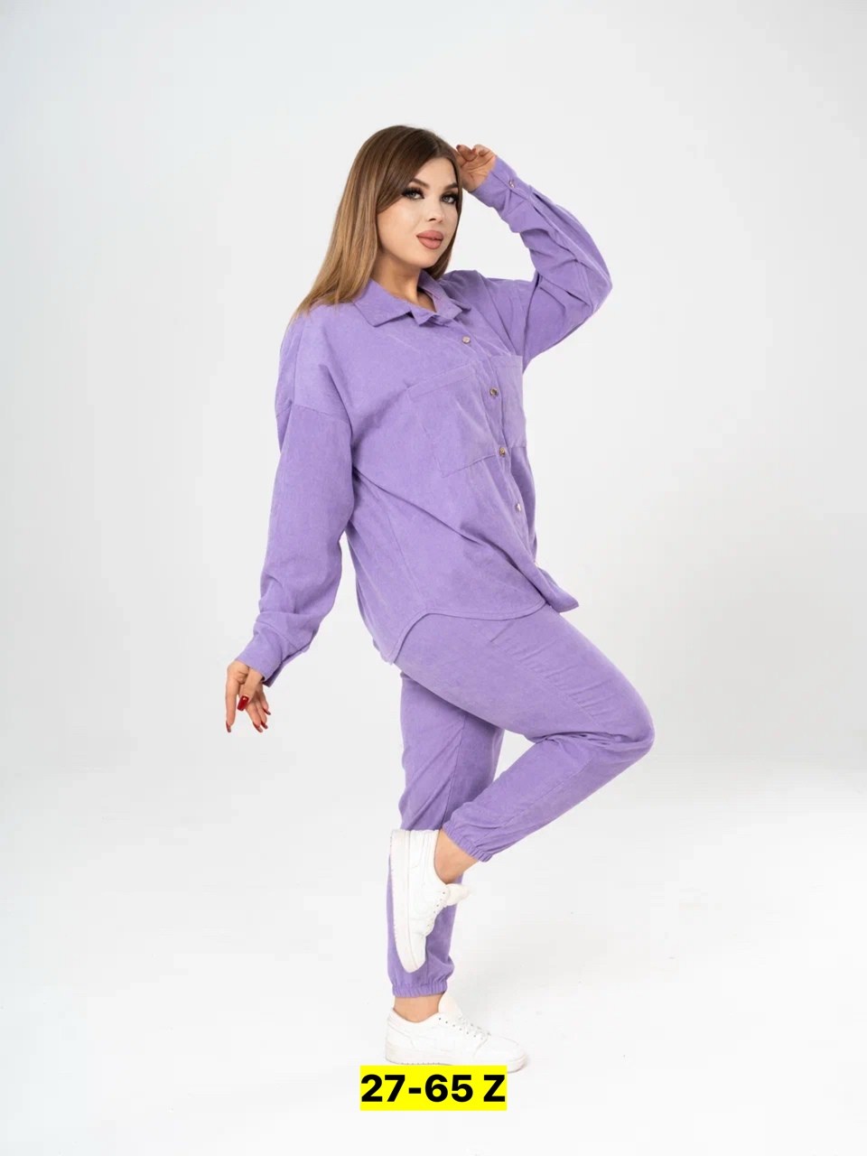 костюм вельветовый больших размеров magico 170318199,костюм вельветовый больших размеров magico,костюм женский,костюм брючный с рубашкой,костюм женский на флисе