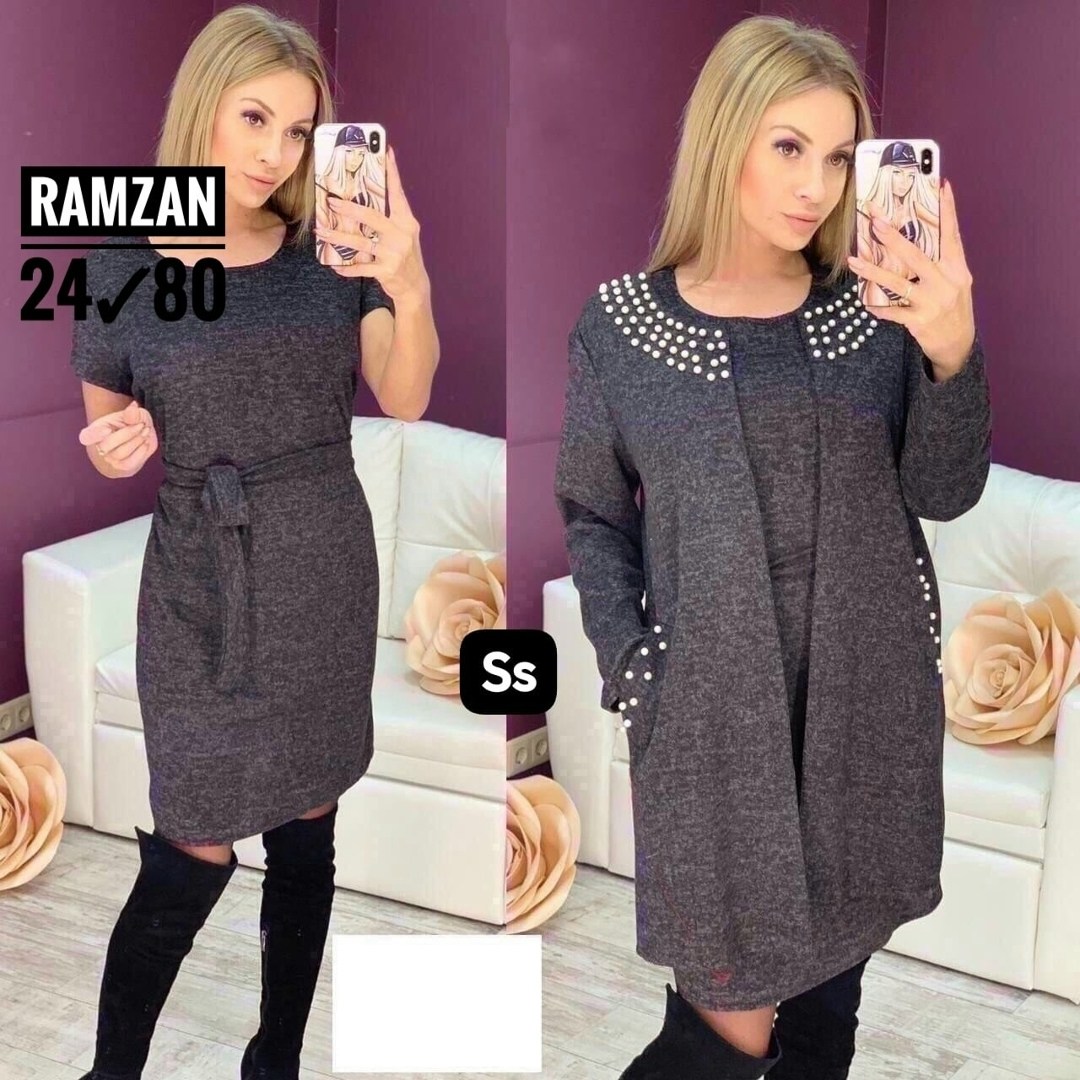 платье двойка ангора ,женское платье теплое,платье нарядное,платье женская,платье женское двойка