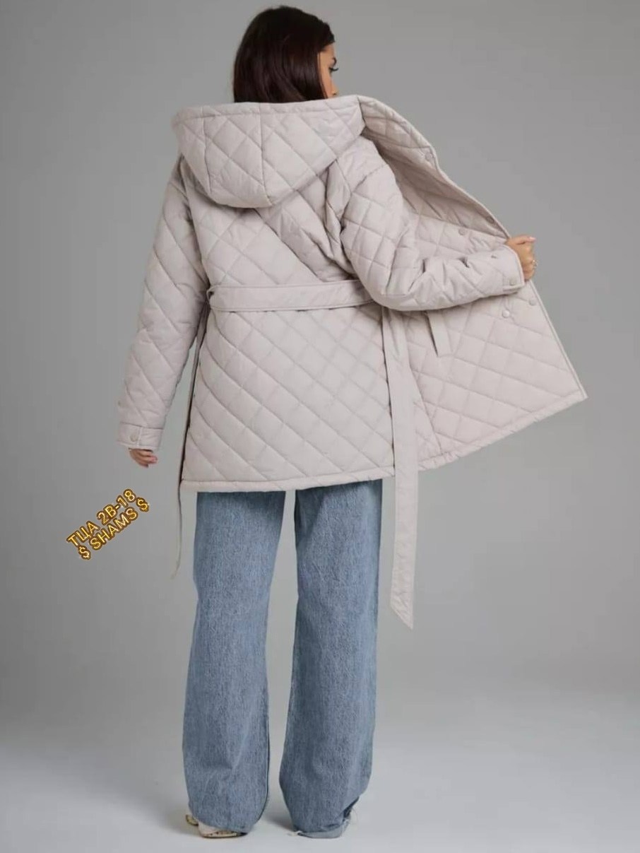 куртка женская демисезонная,пальто с капюшоном стеганое демисезонное comokod woman,куртка женская с капюшоном,женская куртка,пальто демисезонное стеганое comokod woman