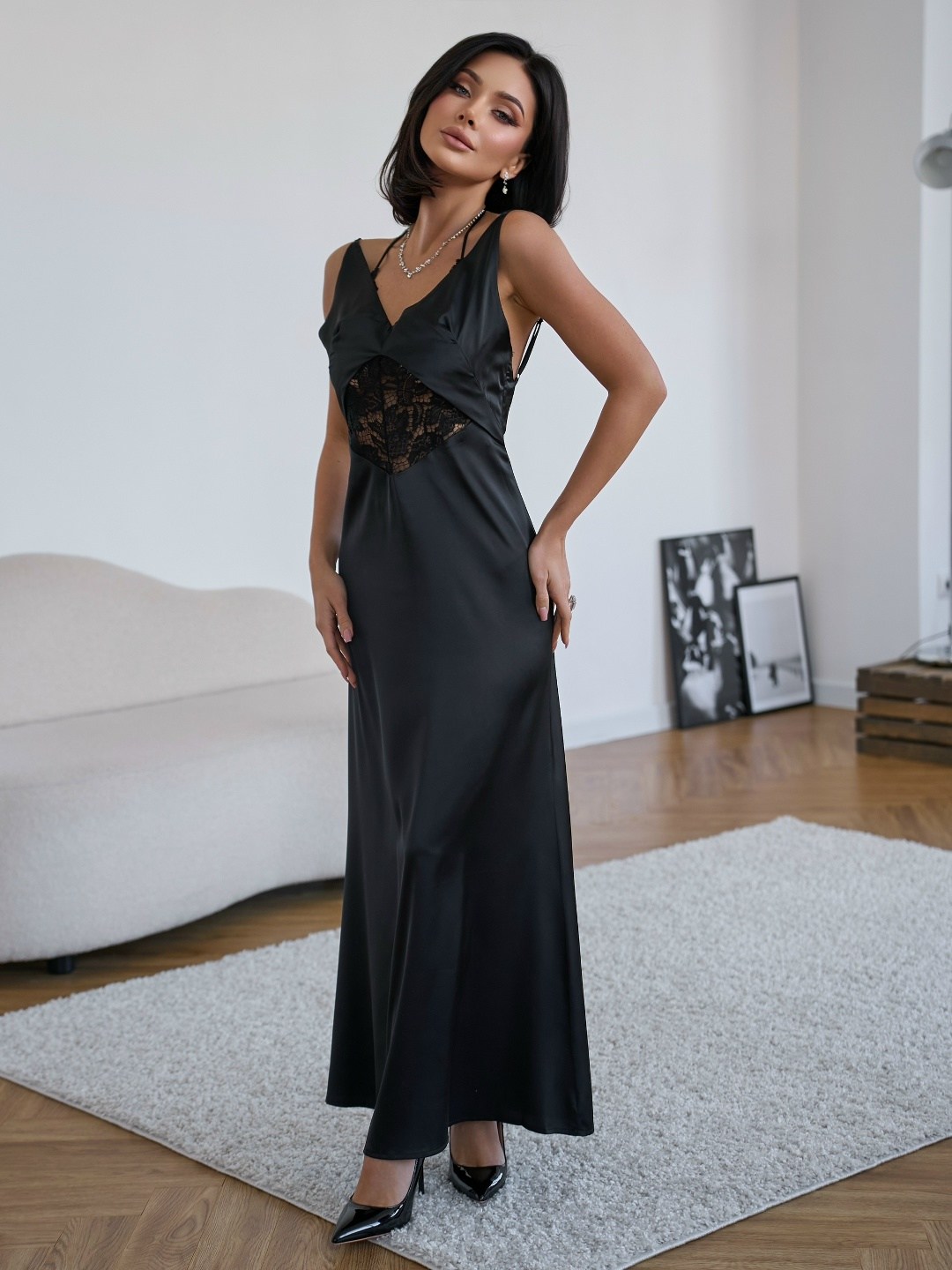 шёлковое платье-комбинация чёрное платье в пол,черное шелковое платье на бретельках,платье комбинация в пол,вечерние платья,черное шелковое платье